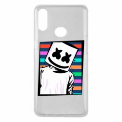 Чехол для Samsung A10s Marshmello Colorful Portrait - PrintSalon
