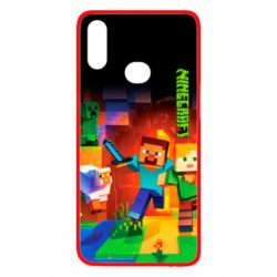 Чехол для Samsung A10s Майнкрафт - PrintSalon