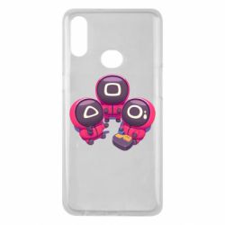 Чехол для Samsung A10s Милые солдаты из игры в кальмара - PrintSalon