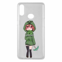 Чехол для Samsung A10s Minecraft anime - PrintSalon