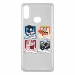 Чехол для Samsung A10s Naruto team 7 in action - PrintSalon