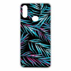 Чохол для Samsung A10s Neon Palm Leaves - PrintSalon