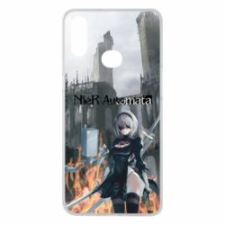 Чехол для Samsung A10s Nier Automata 2B - PrintSalon