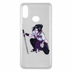 Чехол для Samsung A10s Sasuke with katana - PrintSalon