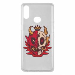 Чехол для Samsung A10s Skull face - PrintSalon