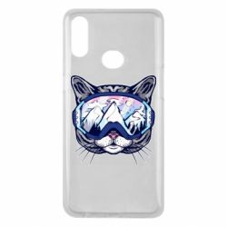 Чохол для Samsung A10s Snowboard Cat