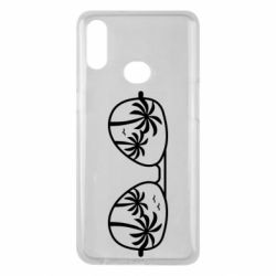 Чехол для Samsung A10s Sunglasses And Palm Trees - PrintSalon