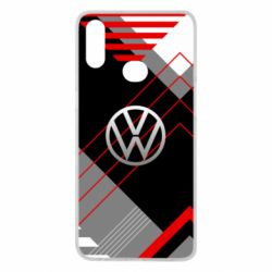 Чехол для Samsung A10s Volkswagen logo and abstraction - PrintSalon