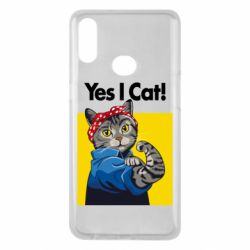 Чехол для Samsung A10s Yes I Cat - PrintSalon