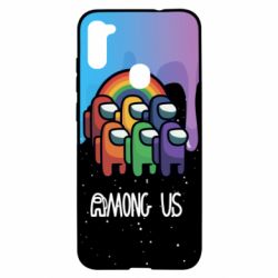 Чехол для Samsung A11/M11 Among Us art paints - PrintSalon