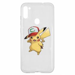 Чехол для Samsung A11/M11 Ash's hat Pikachu - PrintSalon