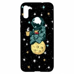 Чохол для Samsung A11 / M11 Astronaut and coffee - PrintSalon