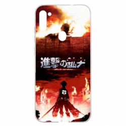 Чехол для Samsung A11/M11 Attack of the Titans-PrintSalon Чехол для Samsung A11/M11 Attack of the Titans