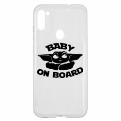 Чехол для Samsung A11/M11 Baby on board yoda - PrintSalon