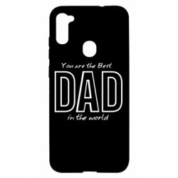 Чохол для Samsung A11 / M11 Best dad text - PrintSalon