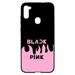 Чехол для Samsung A11/M11 Blackpink pink fire - PrintSalon