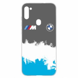 Чехол для Samsung A11/M11 BMW logo and gray background - PrintSalon