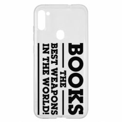 Чехол для Samsung A11/M11 Books the best weapons in the world - PrintSalon