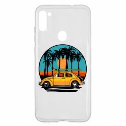 Чехол для Samsung A11/M11 Car and sunset - PrintSalon
