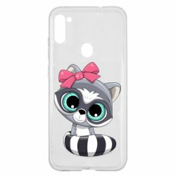 Чехол для Samsung A11/M11 Cute raccoon - PrintSalon
