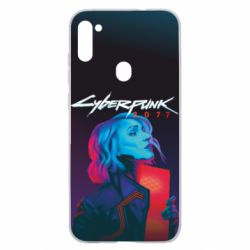 Чохол для Samsung A11 / M11 Cyberpunk Girl Portrait - PrintSalon