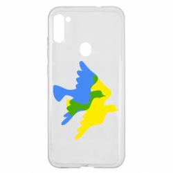 Чехол для Samsung A11/M11 Dove flag of Ukraine - PrintSalon