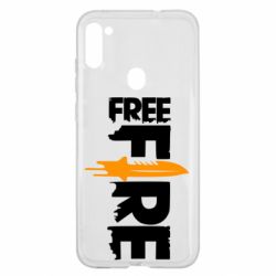 Чохол для Samsung A11 / M11 Free Fire vertical logo - PrintSalon