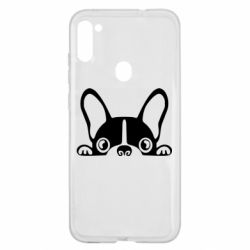 Чехол для Samsung A11/M11 French Bulldog Puppy - PrintSalon