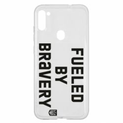Чехол для Samsung A11/M11 Fueled by bravery - PrintSalon