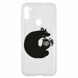 Чехол для Samsung A11/M11 Grizzly’s Sin of Sloth-PrintSalon Чехол для Samsung A11/M11 Grizzly’s Sin of Sloth
