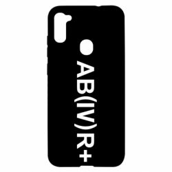 Чехол для Samsung A11/M11 Группа крови (4)АВ+ - PrintSalon