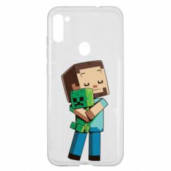 Чохол для Samsung A11 / M11 Heroes from Minecraft - PrintSalon