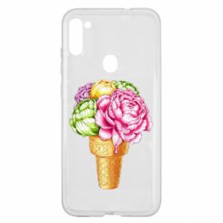 Чехол для Samsung A11/M11 Ice cream flowers - PrintSalon