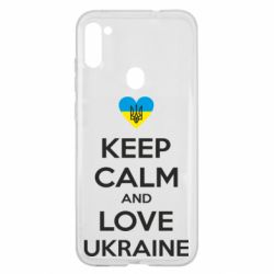 Чехол для Samsung A11/M11 Keep calm and love - PrintSalon