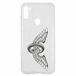 Чехол для Samsung A11/M11 Колесо и крылья - PrintSalon