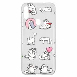 Чохол для Samsung A11 / M11 Кот Саймона емоції - PrintSalon