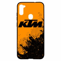 Чехол для Samsung A11/M11 KTM and grunge background - PrintSalon