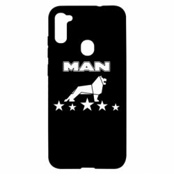 Чехол для Samsung A11/M11 Man lion and stars - PrintSalon