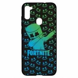 Чехол для Samsung A11/M11 Marshmello Fortnite Dab Neon - PrintSalon