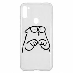 Чехол для Samsung A11/M11 Милый Кот Саймона - PrintSalon