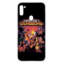 Чехол для Samsung A11/M11 Minecraft Dungeons new - PrintSalon