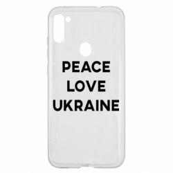 Чехол для Samsung A11/M11 Мир, любовь, Украина - PrintSalon