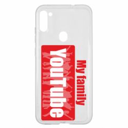 Чехол для Samsung A11/M11 My family youtube - PrintSalon
