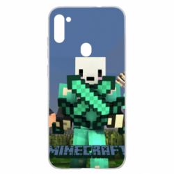 Чехол для Samsung A11/M11 Novaskin Minecraft - PrintSalon