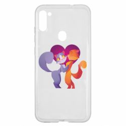 Чохол для Samsung A11 / M11 Парочка. Котики - PrintSalon