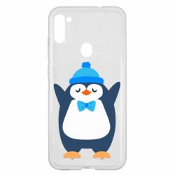 Чехол для Samsung A11/M11 Penguin in a hat - PrintSalon