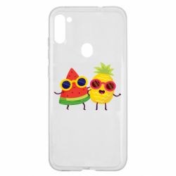 Чехол для Samsung A11/M11 Pineapple with watermelon - PrintSalon
