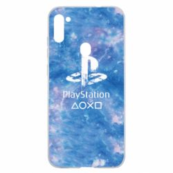 Чохол для Samsung A11 / M11 Playstation on tai dai background - PrintSalon