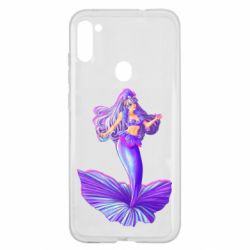 Чехол для Samsung A11/M11 Purple Mermaid Barbie - PrintSalon