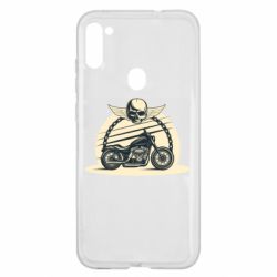 Чехол для Samsung A11/M11 Skull and Bike - PrintSalon